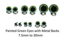 PAINTED GREEN Wide Eye Cats