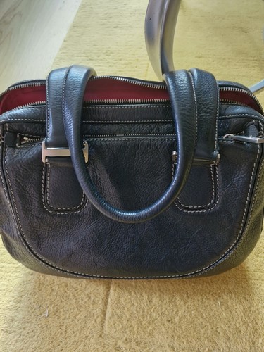 Knomo black leather handbag - knomo,