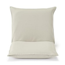 MUJI Adjustable Floor Chair Small Beige Washed Cotton Canvas 50×62×44cm