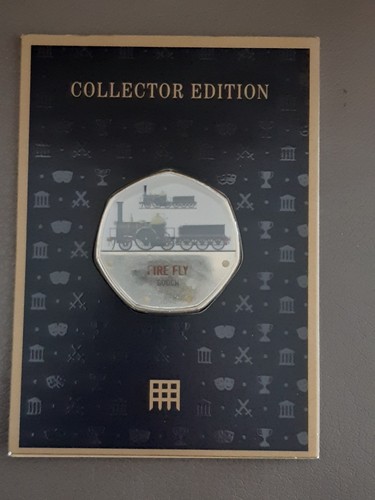 50p railway heritage collector - railway,