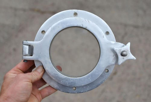 Vintage old aluminium - old, ship