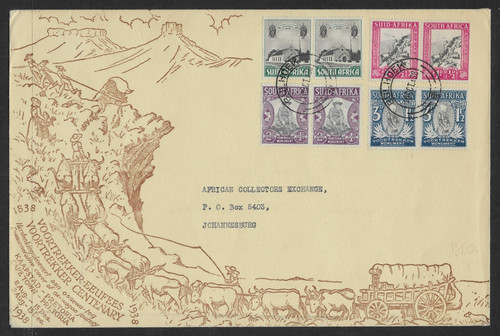 South africa 1938 voortrekker - south,