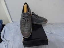 MENS CRUYFF GREY COLOUR LEATHER/TEXTILE LACE-UP SHOES SIZE UK 6