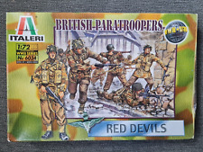 Italeri 6034 British Paratroopers Red Devils 50 Figures 1/72 Scale