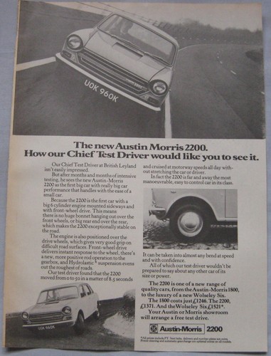 1972 austin morris - 1972, 2200