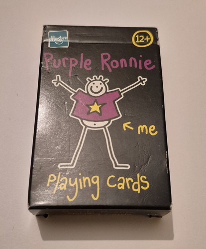 Purple ronnie playing cards - purple,