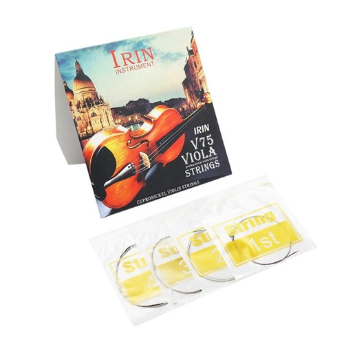 Viola strings set stainless - strings,