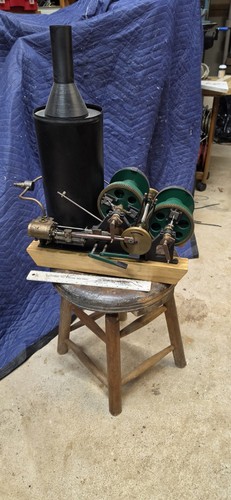 Live steam stationary engine - steam,
