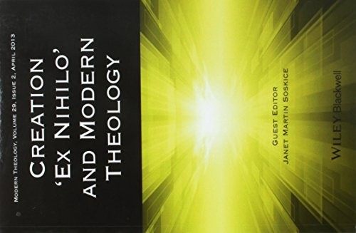 Creation nihilo and modern - creation,