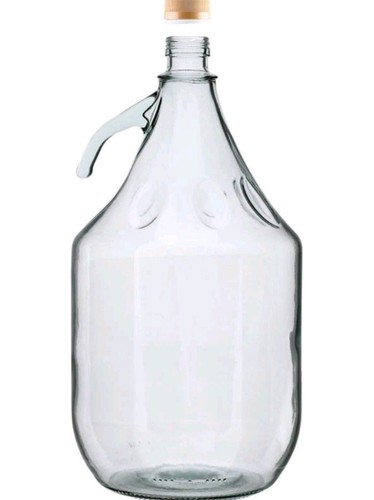 Glass demijohn carboy - 5l,