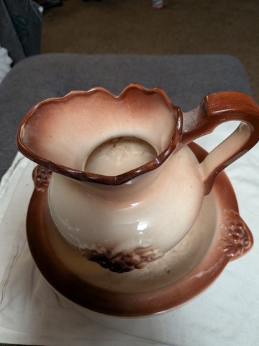 Antique victorian wash basin - victorian, &
