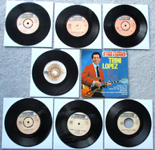 8 x TRINI LOPEZ   7" RECORDS  1960s  Collection.  Excellent condition. some Rare