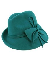 Vintage Style Teal Green Wool