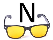 Night Driving Yellow Lens Glasses Polarised UV400 Anti-Glare Protection