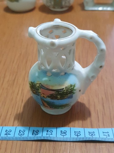 Crested ware china - china, jug