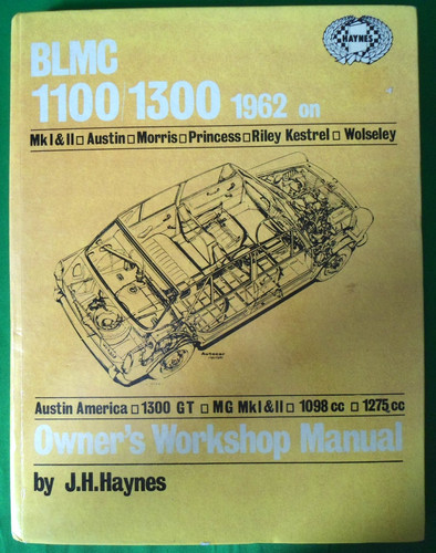 Haynes manual blmc 1100 - manual, 1300
