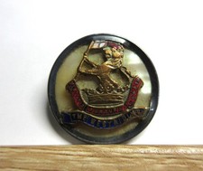 Vintage WW1, WW2 SILVER & ENAMEL The West Riding Regiment SWEETHEART BROOCH, Pin