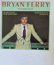 Bryan Ferry Signed 7" Autograph