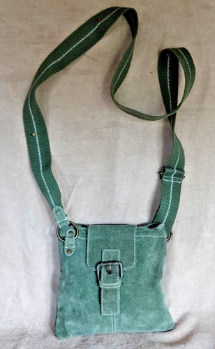 Fat face green suede leather - fat,