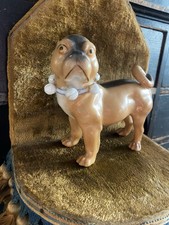 Antique Victorian pug dog
