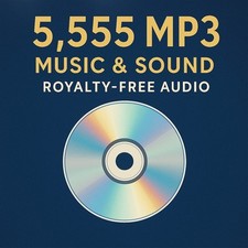 5,555 MP3 – Music & Sound Collection on CD | Royalty-Free Audio