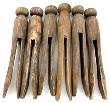 Vintage Wooden Clothespin