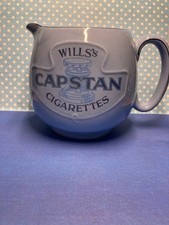 Vintage Wills Capstan Cigarettes Water Pitcher Pub Jug ITC 8828A 1934 Rare!