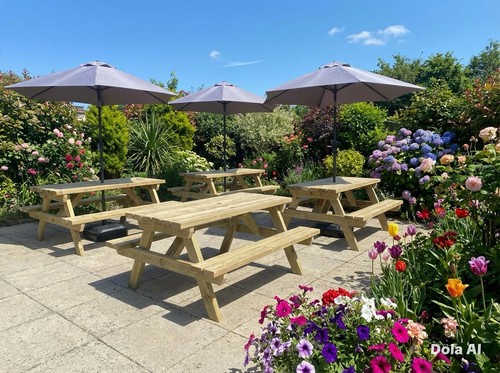 Heavy duty picnic bench - 1.6m,