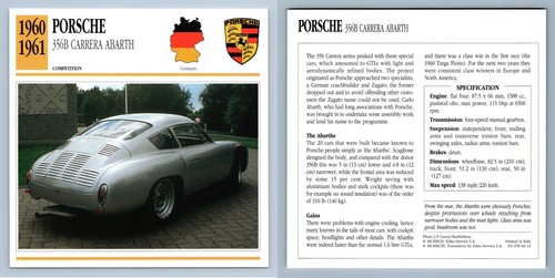 Porsche 365b carrera abarth - 365b,