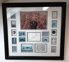 Black Framed Damien Hirst Signed Art Work Collage - 27"