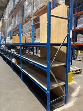 Longspan Storage Racking System Uprights / Beams / Shelves (1.8m - 2.4m Tall)