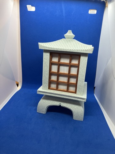 Japanese garden lantern - lantern, 3d