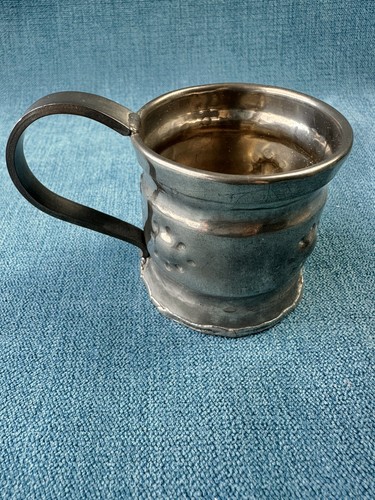 Rare vintage pewter mug - vintage,