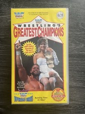 WWF Wrestlings Greatest Champions VHS Tape Coliseum Video WWE WCW Randy Savage