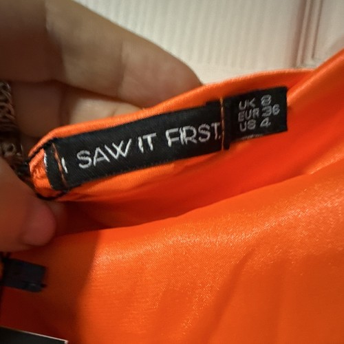 Lovey orange going out - out, dress