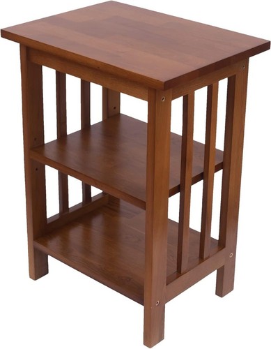 Solid wood tier side - wood, 3‑tier