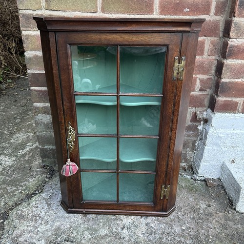Antique glazed corner wall - antique,