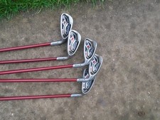 ping g15 irons black dot 6,7,8,9,w good used condition   right handed