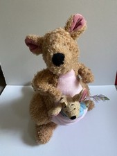 Disney Store Medium Winnie The Pooh Kanga Roo Soft Plush Doll Toy 40cm RARE