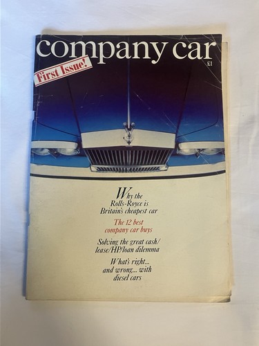 Company car magazine 1980 - magazine,