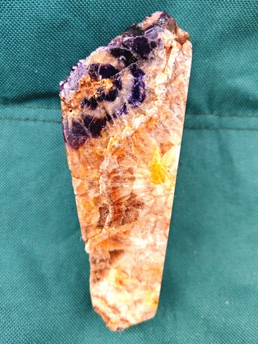 Blue john fluorite crystal - john,
