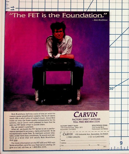 Carvin bob bradshaw fet series - carvin,