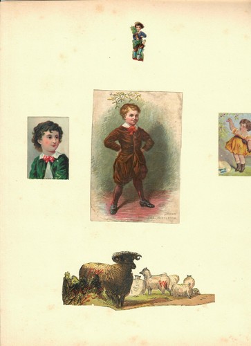 Victorian scrapbook page - victorian, (