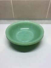 Pair Of Vintage Fire-King Oven Ware Jadeite Green SMALL 6 Inch Bowl