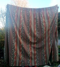 Conran Cherokee vintage curtains stripe each 58"d x 101"w 1983