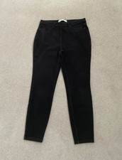 NEXT LADIES BLACKFULL LENGTH JERSEY DENIM LEGGING SIZE 14R