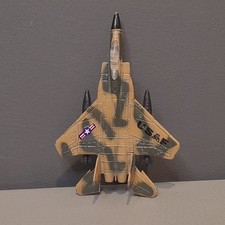 Vintage Fighter Jet F15 Eagle USAF Military Plane Aircraft Diecast Metal Model