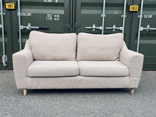 Beige seater fabric sofa - sofa, |