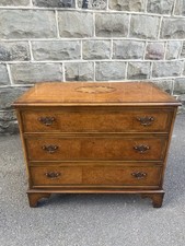 Inlaid Burr Walnut Chest Drawers