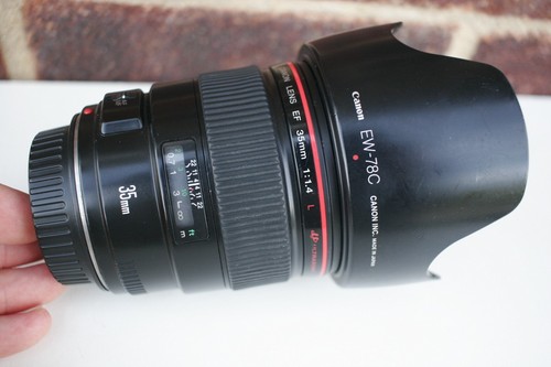 Canon 35mm l usm lens - f1.4,